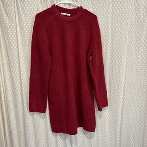 NWT Abercrombie & Fitch Burgundy Sweater Dress